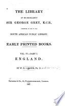 The library of his excellency Sir George Grey Philology