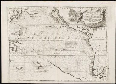 Mare del sud, detto altrimenti Mare Pacifico / auttore Il P.M. Coronelli
