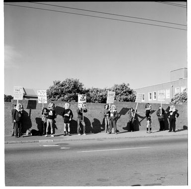 "Stop the Tour 1976" protest in Wellington