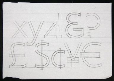 Churchward Type Style Light Sketch