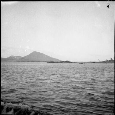 View of Vulcan Island before the volcanic eruption in 1937 at Rabaul, New Guinea / Sarah Chinnery