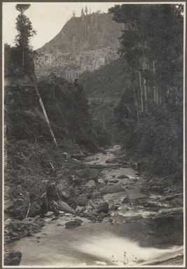 Mountain stream, Ononge / Frank Hurley