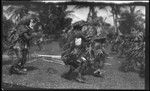 Lively dance by men on Aitutaki, Christmas, 1925