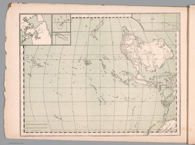 (Outline map of Oceania). Umumi jughrafia atlasi = Atlas of general geography. Assar Muhammad Ramzi, Maktab Harbiye Matbaa si. Mulayiyuh sanah 1325 (1907).