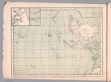 (Outline map of Oceania). Umumi jughrafia atlasi = Atlas of general geography. Assar Muhammad Ramzi, Maktab Harbiye Matbaa si. Mulayiyuh sanah 1325 (1907).