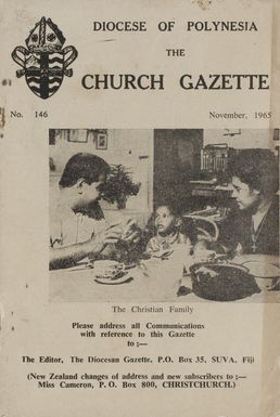 Church Gazette, Polynesia: November 1965