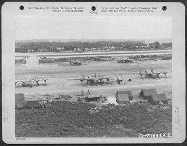 Panorama Of Agana Filed On Guam, Marianas Islands Taken 5 November 1944. (U.S. Air Force Number C70641AC)