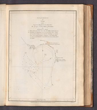 Plan of the Harbour of Tor on the Coast of Arabia in the Red Sea by George Trotter Master of the Swallow, 1777.