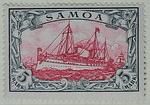 Stamp: Samoan Five Mark