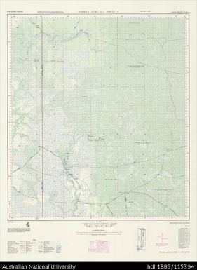 Papua New Guinea, Border (Special), Sheet 9, 1966, 1:100 000