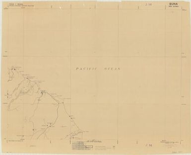 [New Guinea, scale 1:63,360] (Buna 1:43,000 enlargement)