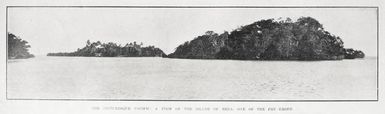 The picturesque Pacific: a view of the island of Bega, one of the Fiji group