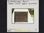 Surrender Memorial plaque, Cape Wom, Sepik District, [Papua New Guinea, 1969?]