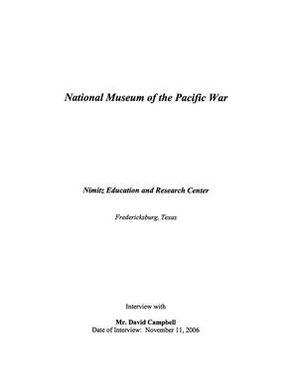 Oral History Interview with David Campbell, November 11, 2006