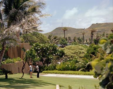 WIND TURBINE SITE DEDICATION AT KAHUKU OAHU HAWAII