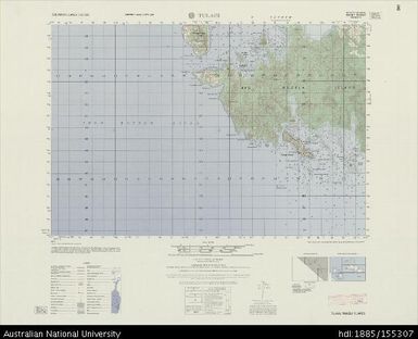 Solomon Islands, Nggela Islands, Tulagi, Series: X713, Sheet 7830 IV, 1960, 1:50 000