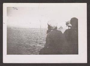[Servicemen Looking at Water]