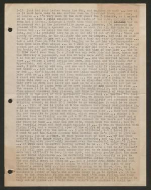 [Letter from Cornelia Yerkes, January 15, 1946]