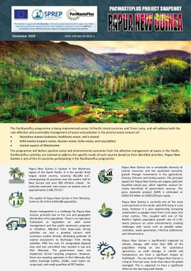 PacWastePlus country profile snapshot - Papua New Guinea (PNG)