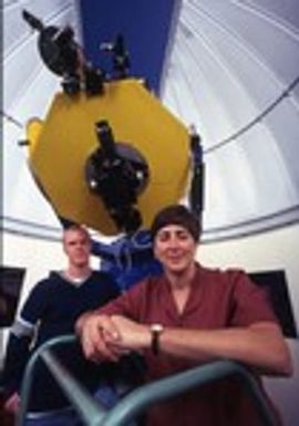 Students at the Keck Observatory in Hawaii.