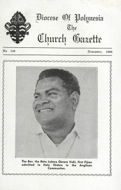 Church Gazette, Polynesia: November 1966