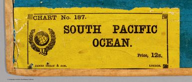 (Covers to) South Pacific. London. Published By James Imray And Son, 89 Minories And Tower Hill, 1875. Constructed by James F. Imray F.R.G.S. (with) thirty-six inset maps.