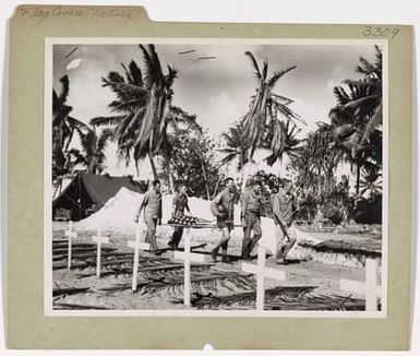 American Flag Covers South Sea Native For Burial Rites