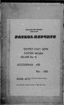 Patrol Reports. East Sepik District, Wewak, 1964 - 1965