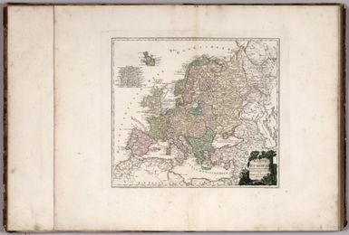 Karte von Europa. Nach d'Anville und Has. Neu verzeichnet herausgegeben von Franz Joh. Jos. von Reilly. Zu finden im von Reilly'schen Landkarten und Kunstwerke Verschleiss Komptoir. Wien, 1795. Gestochen von Kil. Ponheimer. (to accompany) Grosser Deutscher Atlas.