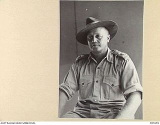 LAE, NEW GUINEA. 1945-10-04. LIEUTENANT COLONEL C.D. ROWLEY, HEADQUARTERS FIRST ARMY