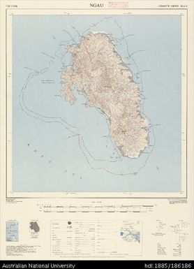 Fiji, Lomaiviti Group, Ngau, Series: X754, Sheet 4, 1964, 1:50 000