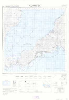 Fiji 1:50,000: Matakunea (Sheet Vanua Levu 13)