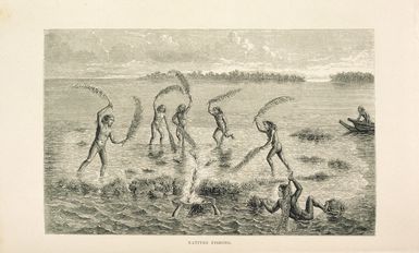 Pearson :Natives fishing. Pearson sc. [London, Hurst & Blackett, 1867)