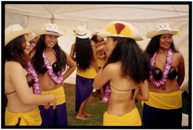 Auckland Secondary Schools Māori and Pacific Islands Cultural Festival. Mangere College Cook Islands Group