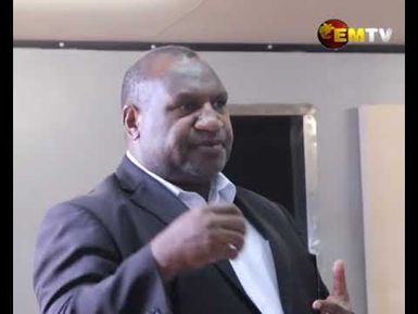 PM James Marape in Manus