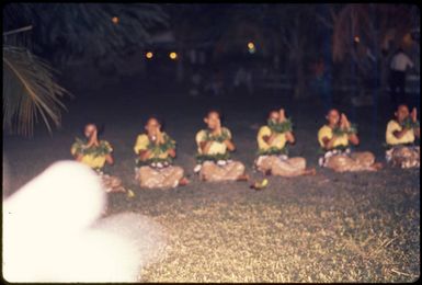 Fijian dancers, 1974