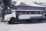 French Polynesia, rural bus in Papeete