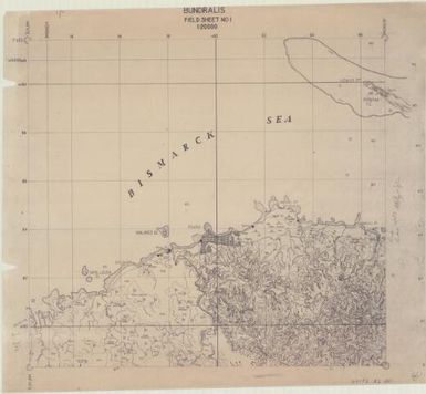[Admiralty Islands 1:20,000 field sheet] (Bundralis field sheet 1)