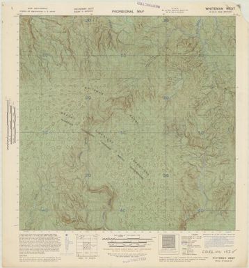 New Britain, provisional map (Whiteman West)