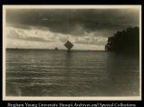 Canoes in the ocean