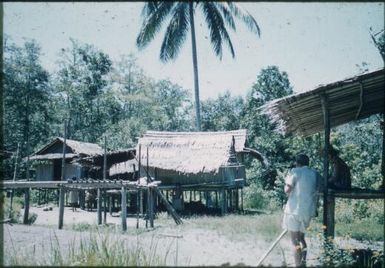 Village houses (1) : Bwalalea village, D'Entrecasteaux Islands, Papua New Guinea, 1956-1958 / Terence and Margaret Spencer