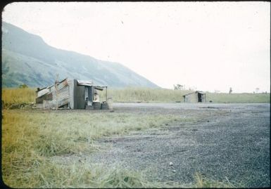 Vivigani wartime airstrip (not normally used in our time, but we were airlifted from here en route to the Philippines) : Goodenough Island, D'Entrecasteaux Islands, Papua New Guinea, 1956-1958 / Terence and Margaret Spencer