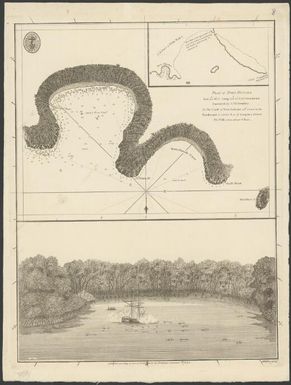 Plan of Port Hunter : lat. 4°7'30"S., long. 152°42'E. fr. Greenwich / surveyed by Lt. W. Bradley ; J. Walker, sculpt