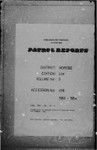 Patrol Reports. Morobe District, Lae, 1953 - 1954