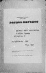 Patrol Reports. West New Britain District, Talasea, 1956 - 1957