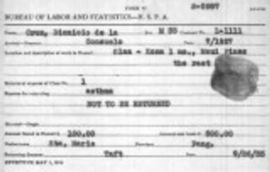 De la Cruz, Dionicio