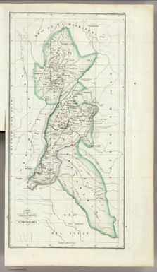 Carta del Departamento de Cundinamarca. Gravado en Paris por Darmet, 1827. Escrito por Hacq. (Por Jose Manuel Restrepo. Paris, Libreria Americana, 1827)