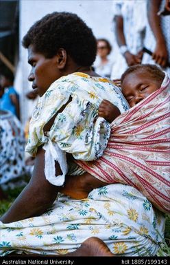 Magam mother and child, Ambrym Island