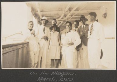 Group on the Niagara, March 1929