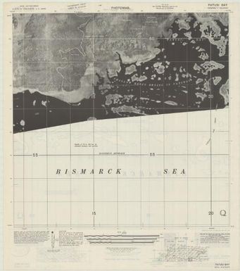 Special map Admiralty Islands (Patusi Bay , back)
